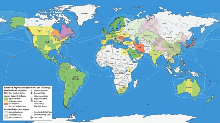 Map of media technology regions 2a69e6e862