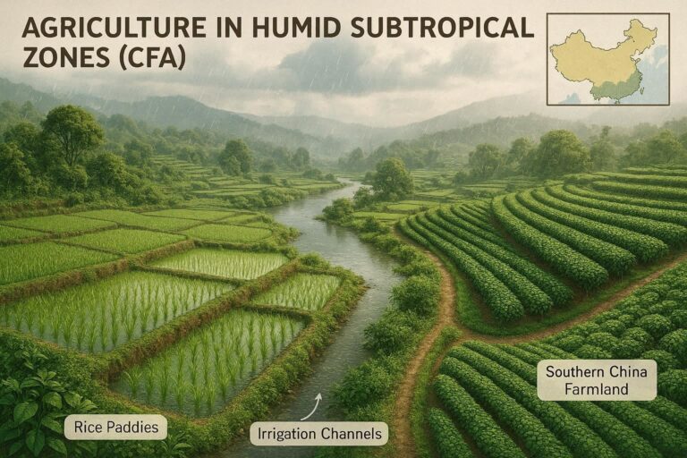Agriculture in Humid Subtropical Zones (Cfa) 10 OIG1 10 1