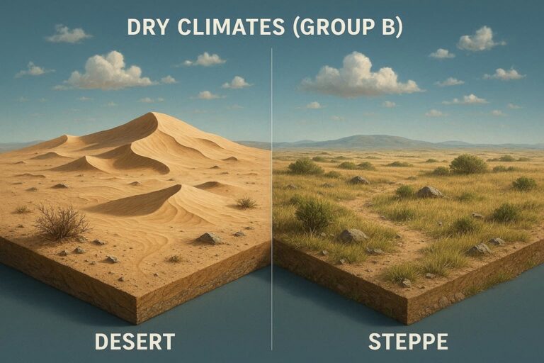 Dry Climates (Group B): Deserts and Steppes 6 OIG1.l6MK