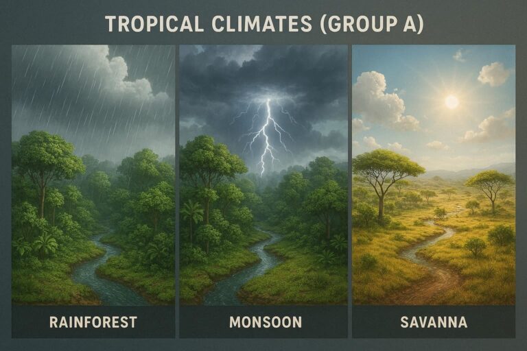 Tropical Climates (Group A): Rainforests, Monsoons, and Savannas 4 OIG2 11 1