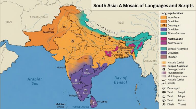 South asia linguistic diversity map f3631e6397