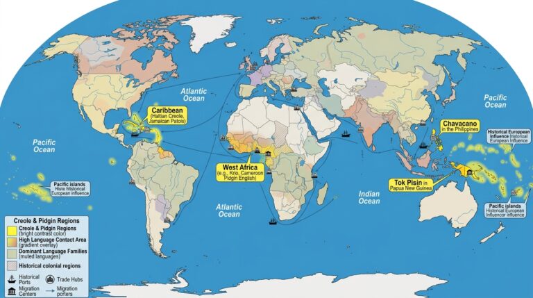 World map creole pidgin regions d7d6317070