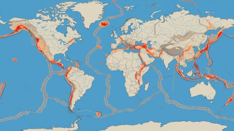 World map geological active zones d7607f5ff1
