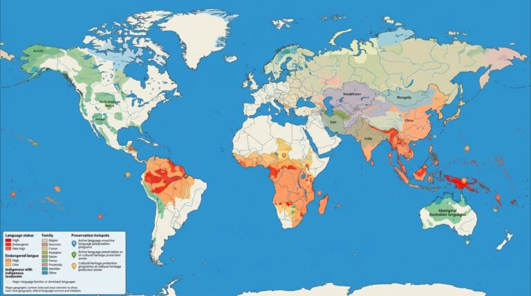 World map infographic languages b0695469c2
