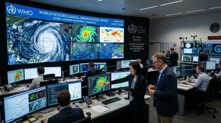 Scientists analyzing weather 202604131133