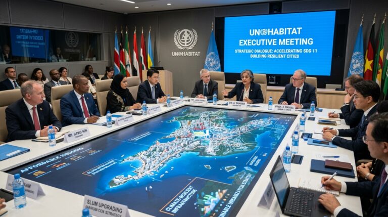 UN Habitat meeting discussing 202604131044