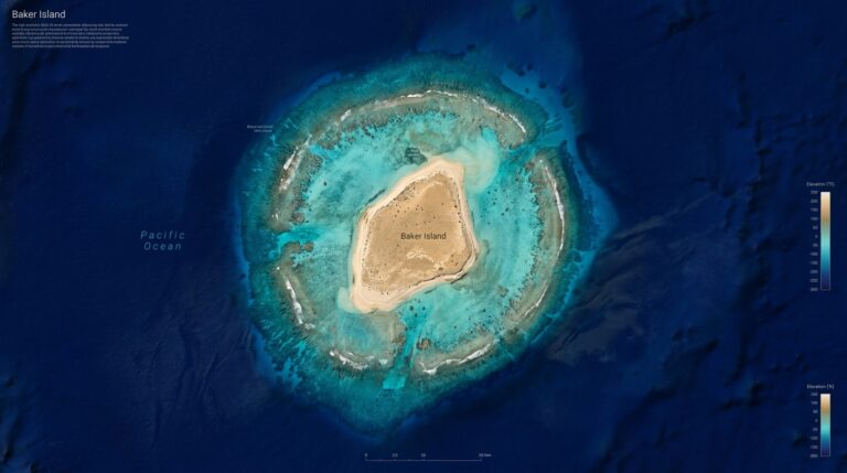 Baker Island 5 3D terrain visualization Baker I… 202605161855